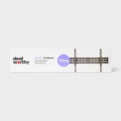 Tilting 40"- 90" TV Mount - dealworthy™: Steel, 120 lbs Capacity, 12 Degree Tilt