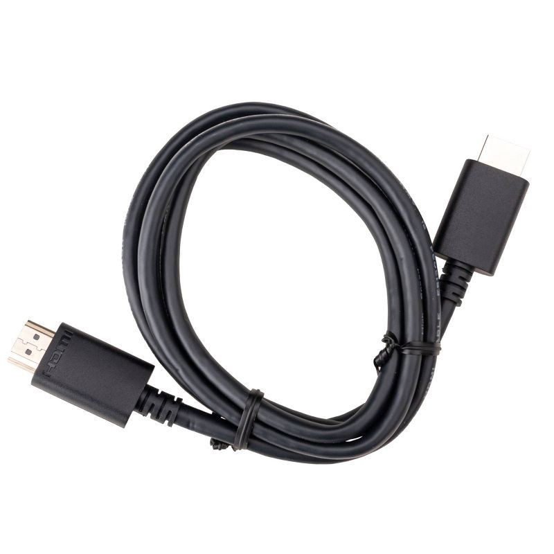 slide 1 of 3, HDMI High Speed Cable with Ethernet 4' Cable - dealworthy™ Black: Male-to-Male Connection, 1 ct