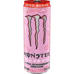 Monster Energy Monster Ultra Strawberry Dreams Energy Drink - 12 fl oz Can