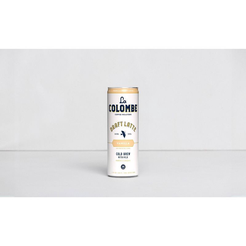 slide 7 of 10, La Colombe Vanilla Draft Latte - 4pk/9 fl oz Cans, 4 ct; 9 fl oz