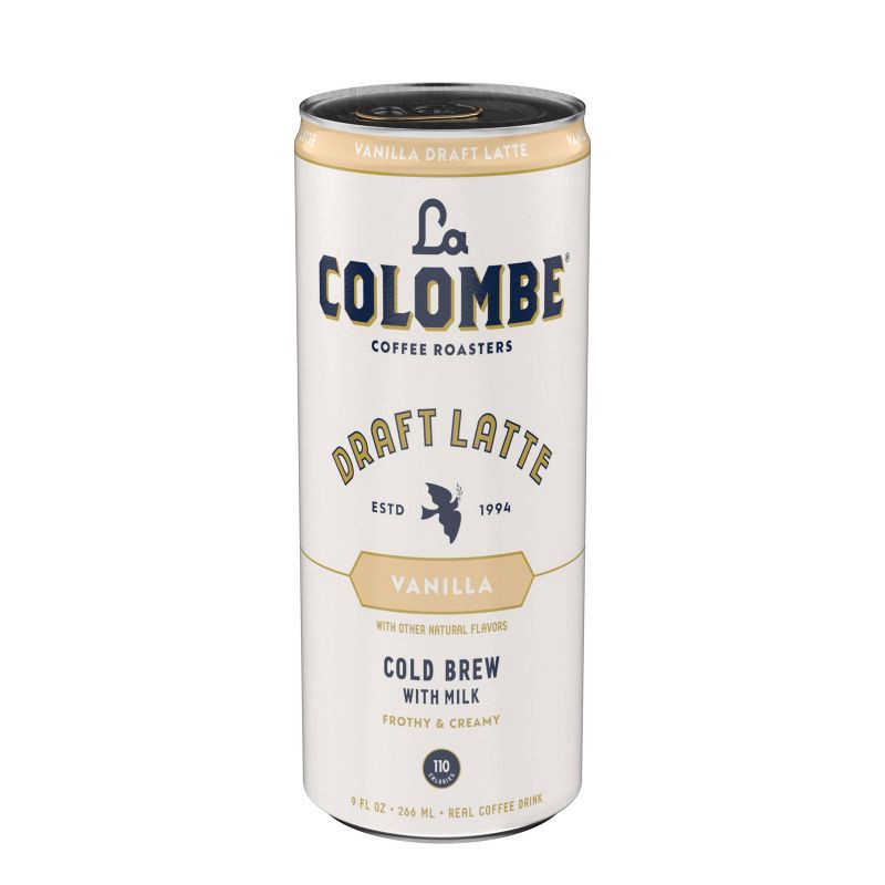 slide 8 of 10, La Colombe Vanilla Draft Latte - 4pk/9 fl oz Cans, 4 ct; 9 fl oz