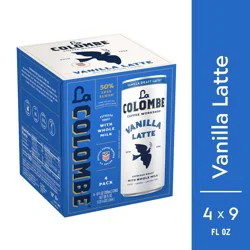 La Colombe Vanilla Draft Latte - 4pk/9 fl oz Cans