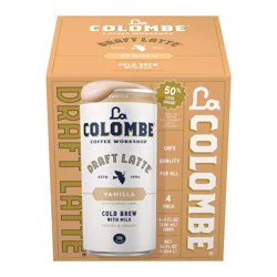 La Colombe Vanilla Draft Latte - 4pk/9 fl oz Cans
