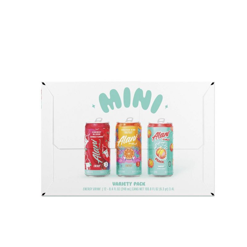 slide 2 of 3, Alani Nu Alani Mini Variety Pack Energy Drink - 12pk/8.4 fl oz Cans, 12 ct; 8.4 fl oz