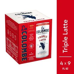 La Colombe Triple Draft Latte - 4pk/9 fl oz Cans