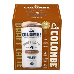 La Colombe Mocha Draft Latte - 4pk/9 fl oz Cans