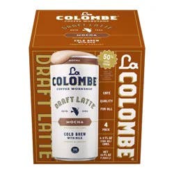 La Colombe Mocha Draft Latte - 4pk/9 fl oz Cans