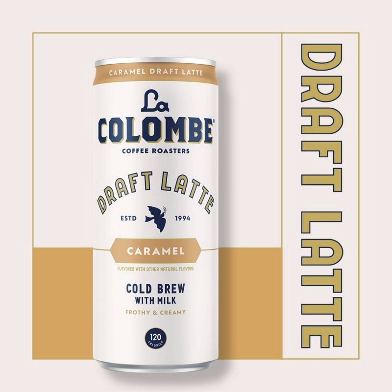 slide 2 of 11, La Colombe Caramel Draft Latte - 4pk/9 fl oz Cans, 4 ct; 9 fl oz