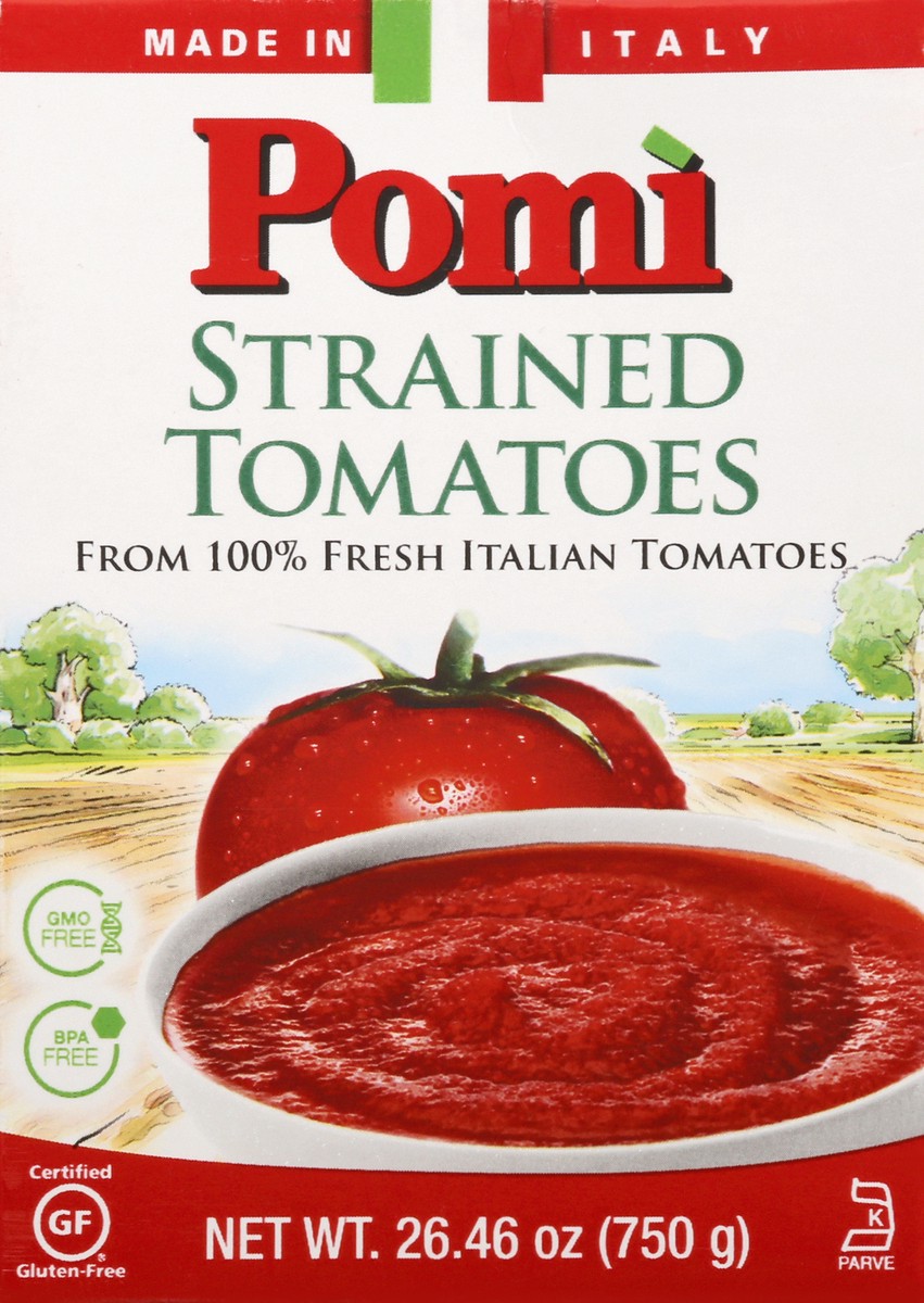 slide 8 of 13, Pomi Pomì Strained Tomatoes, 26.46 oz