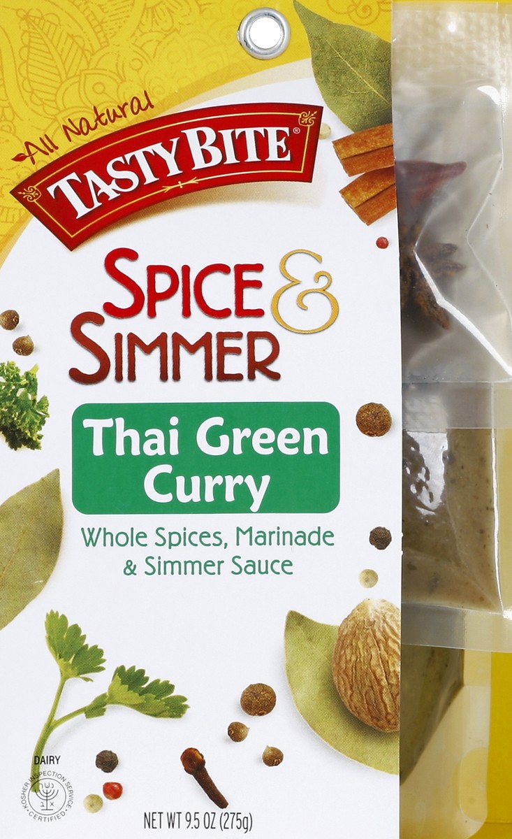 slide 3 of 3, Tasty Bite Spice and Simmer Thai Green Curry, 9.5 oz