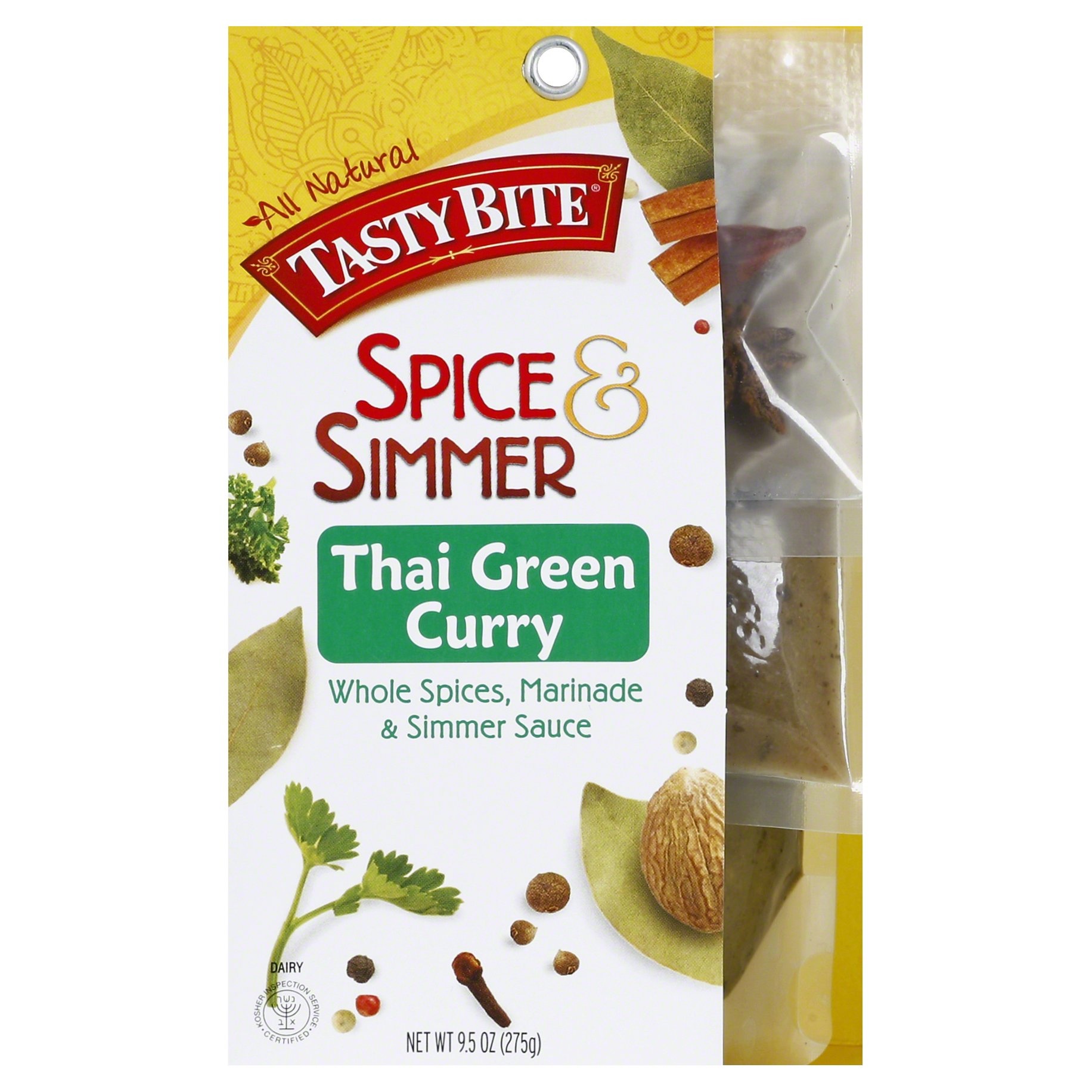 slide 1 of 2, Tasty Bite Spice and Simmer Thai Green Curry, 9.5 oz