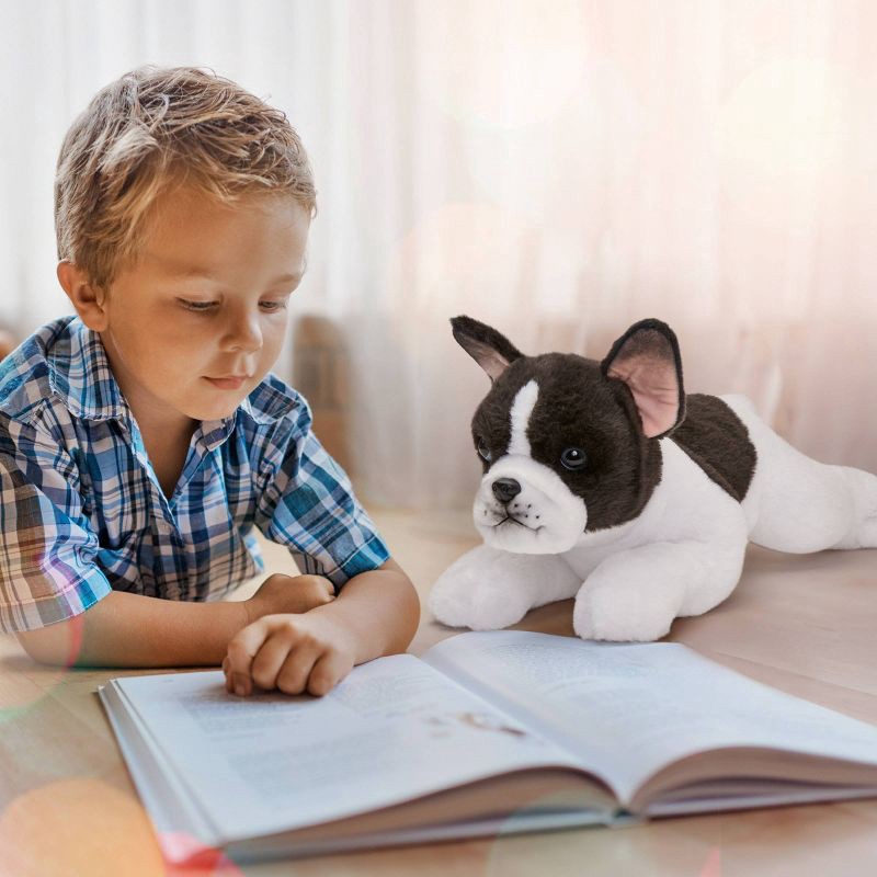 slide 2 of 7, FAO Schwarz 22" Adopt-A-Pets Mix Pups Plush Frenchton, 1 ct