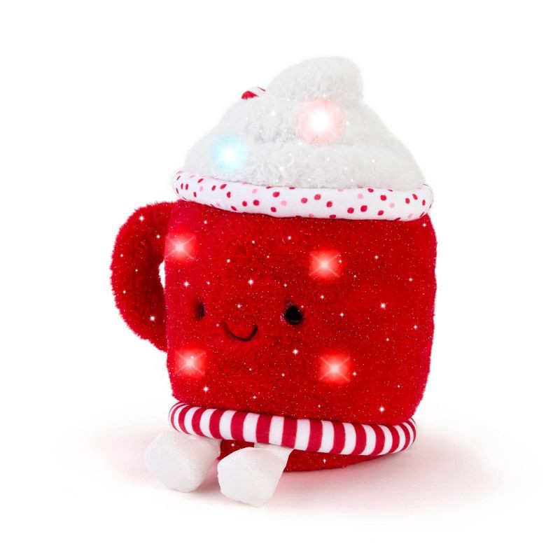 slide 4 of 8, FAO Schwarz 10" Glow Brights Hot Cocoa Plush, 1 ct