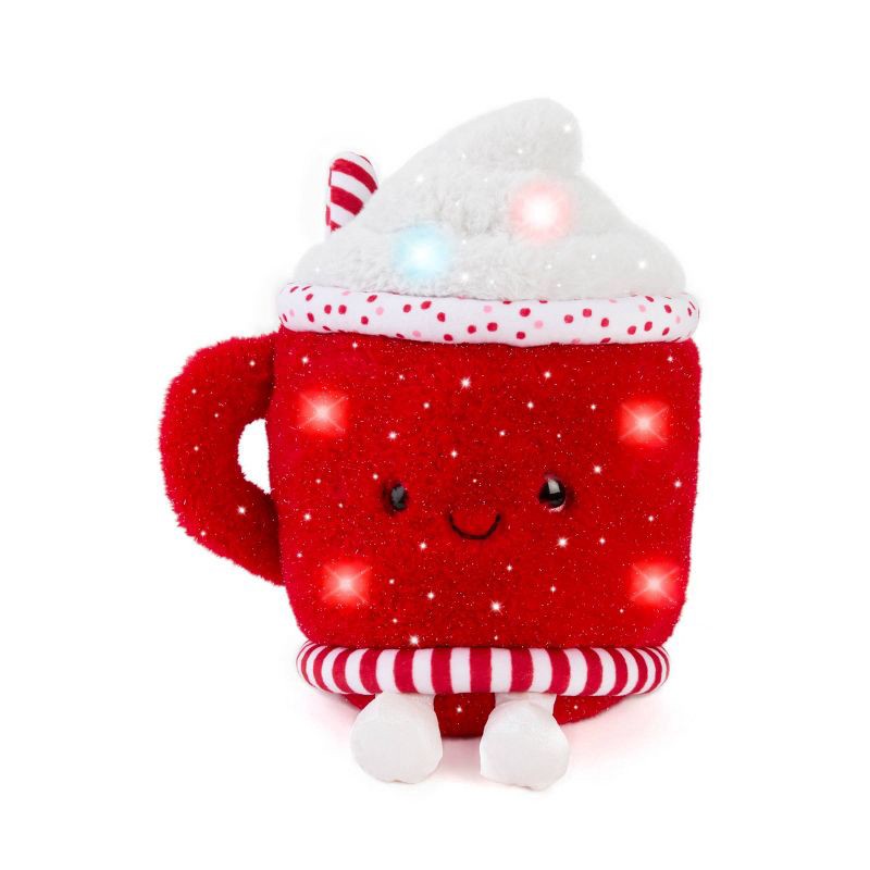 slide 5 of 8, FAO Schwarz 10" Glow Brights Hot Cocoa Plush, 1 ct