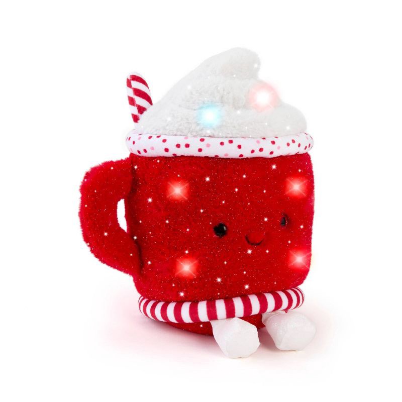 slide 1 of 8, FAO Schwarz 10" Glow Brights Hot Cocoa Plush, 1 ct