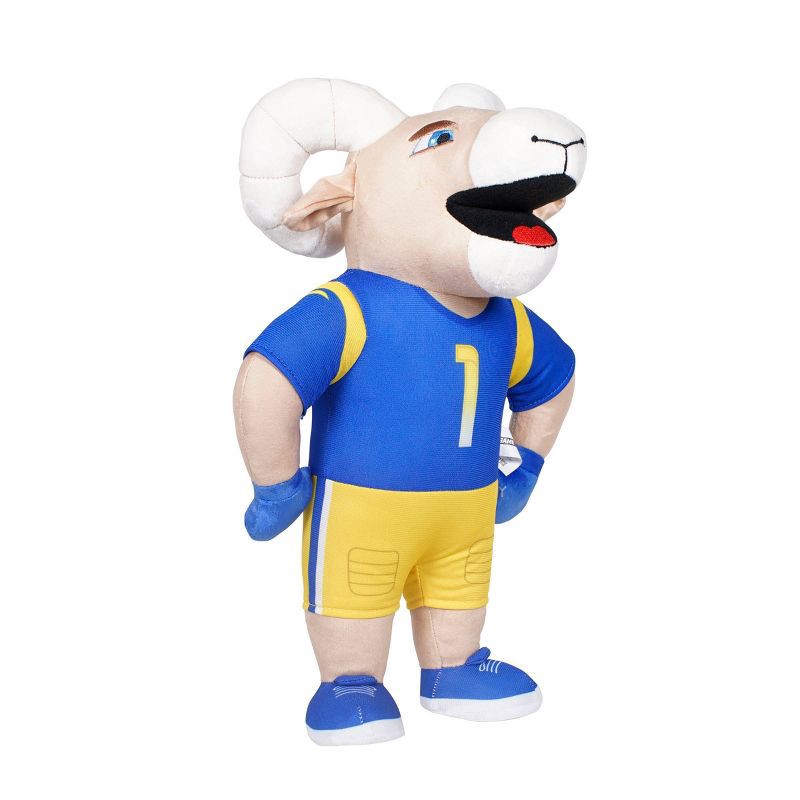 slide 2 of 3, NFL Los Angeles Rams Stuffed Mascot: Polyester Animal Figure, 13.5" Height, 1 ct