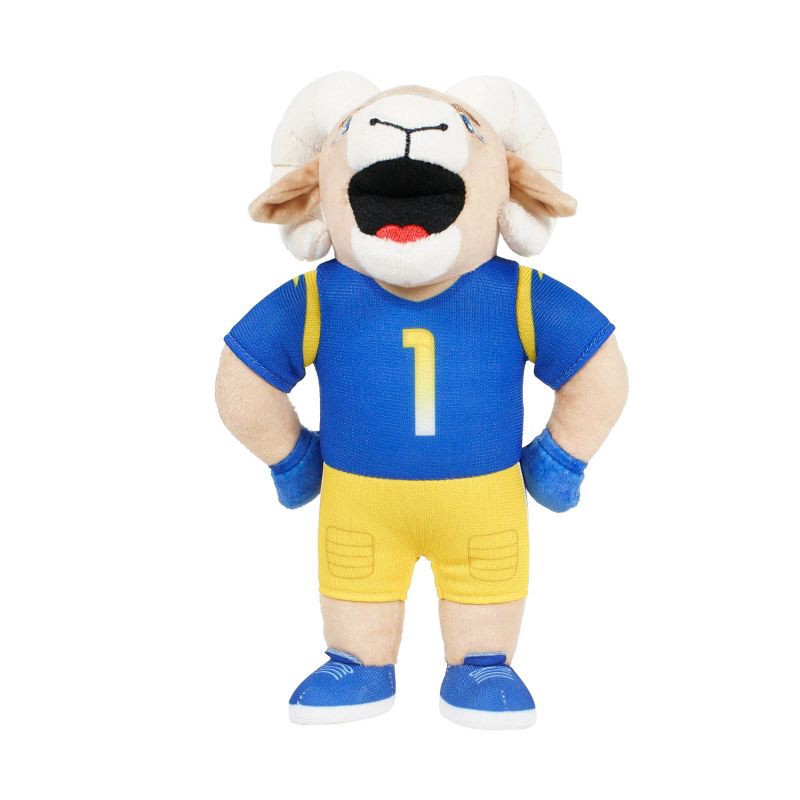 slide 1 of 3, NFL Los Angeles Rams Stuffed Mascot: Polyester Animal Figure, 13.5" Height, 1 ct
