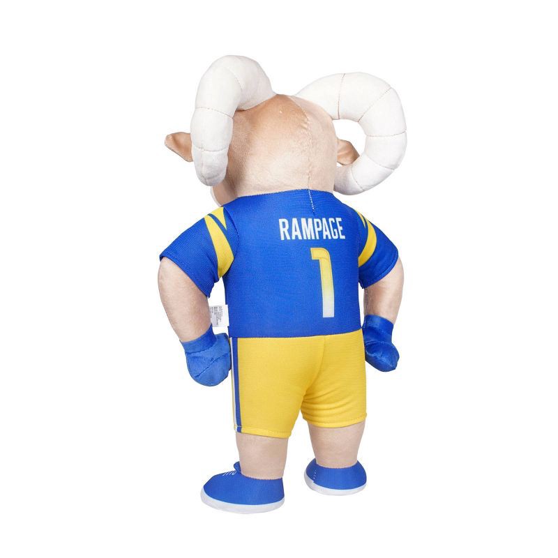 slide 3 of 3, NFL Los Angeles Rams Stuffed Mascot: Polyester Animal Figure, 13.5" Height, 1 ct