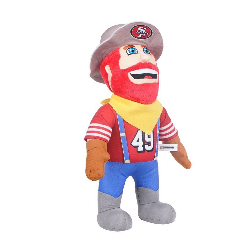 slide 2 of 3, NFL San Francisco 49ers Stuffed Mascot: Polyester Animal Figure, 14" Height, 1 ct