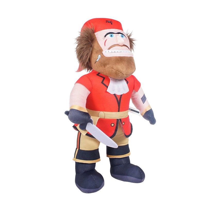 slide 2 of 3, NFL Tampa Bay Buccaneers Stuffed Mascot: Polyester Animal Figure, 14" Height, 1 ct