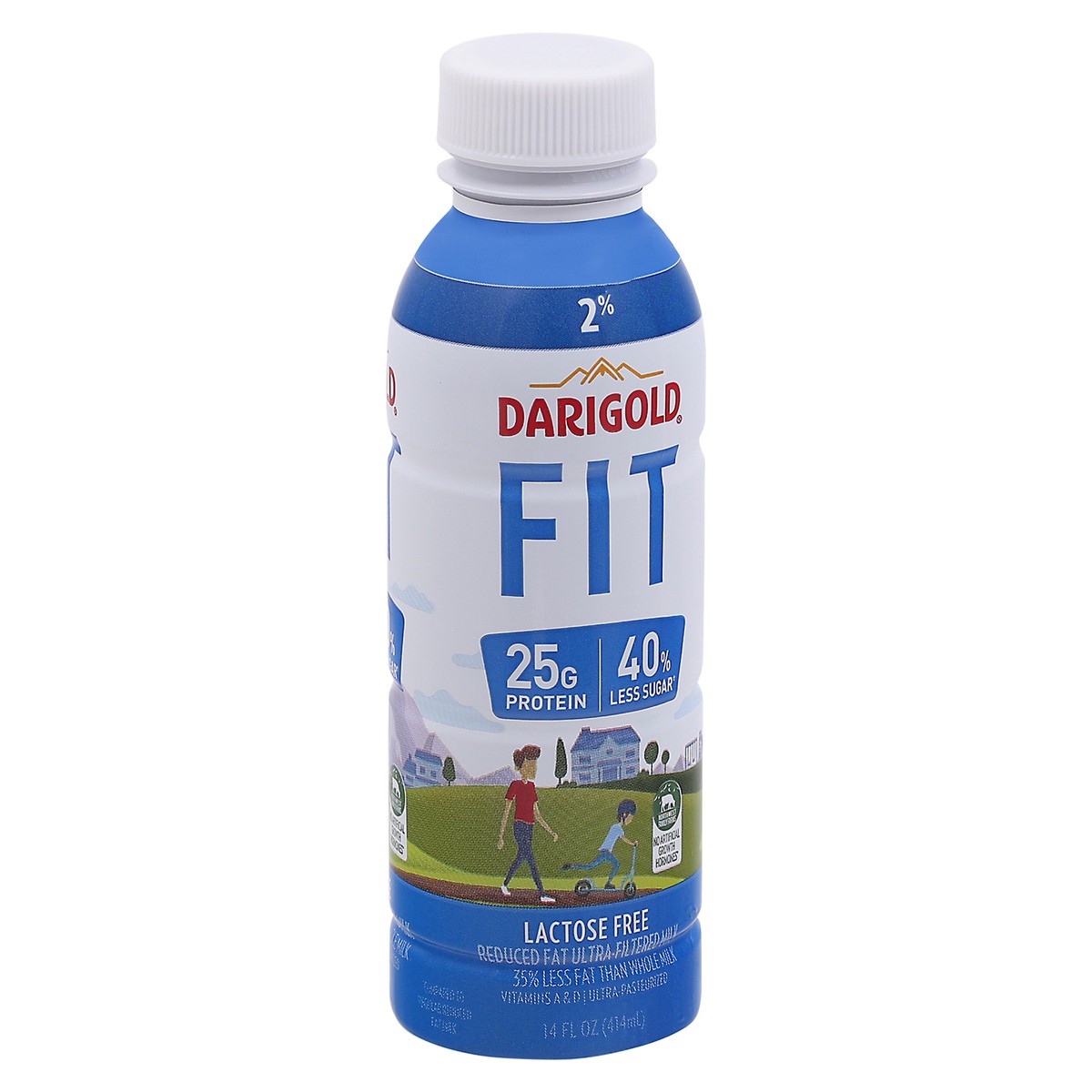 slide 2 of 9, Darigold Fit Reduced Fat Ultra-Filtered Milk 14 fl oz Bottle, 14 oz