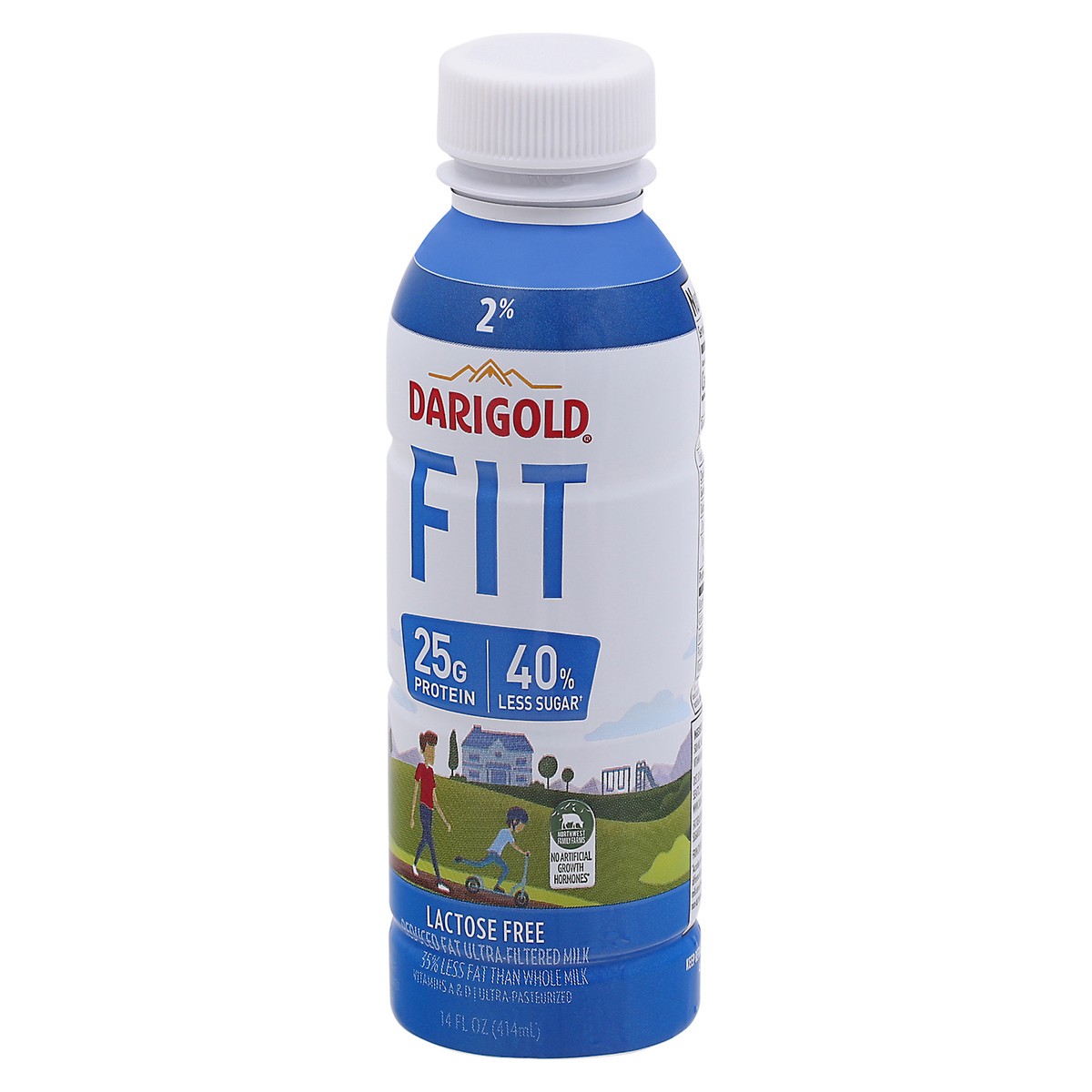 slide 3 of 9, Darigold Fit Reduced Fat Ultra-Filtered Milk 14 fl oz Bottle, 14 oz