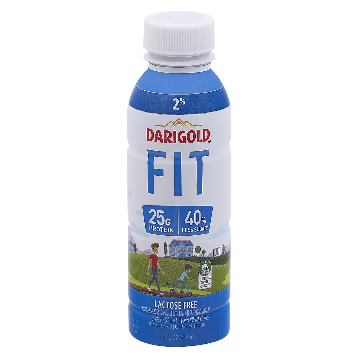 slide 1 of 9, Darigold Fit Reduced Fat Ultra-Filtered Milk 14 fl oz Bottle, 14 oz