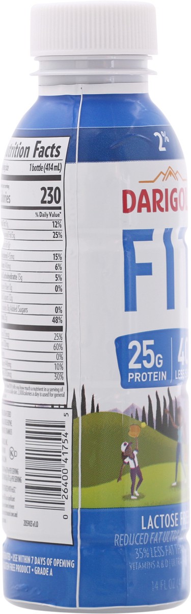 slide 5 of 9, Darigold Fit Reduced Fat Ultra-Filtered Milk 14 fl oz Bottle, 14 oz