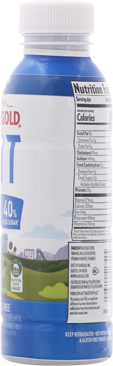 slide 8 of 9, Darigold Fit Reduced Fat Ultra-Filtered Milk 14 fl oz Bottle, 14 oz