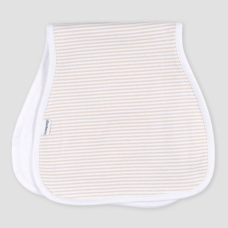 slide 2 of 8, Gerber Baby 5pk Burp Cloth - White, 5 ct