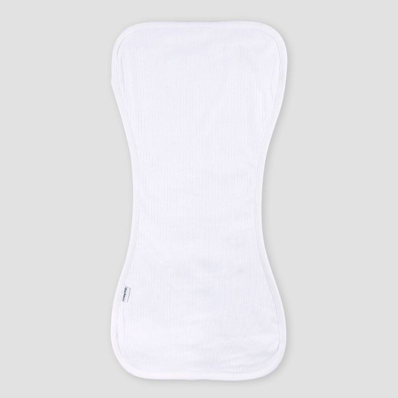 slide 4 of 8, Gerber Baby 5pk Burp Cloth - White, 5 ct