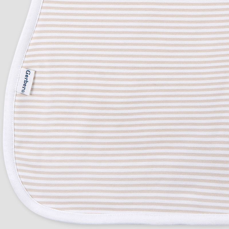 slide 6 of 8, Gerber Baby 5pk Burp Cloth - White, 5 ct