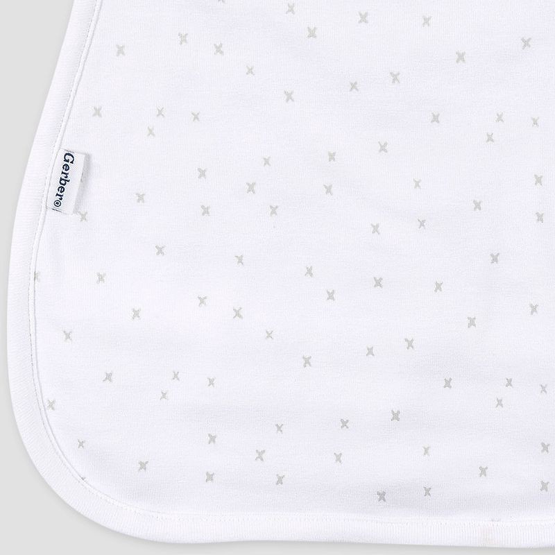 slide 8 of 8, Gerber Baby 5pk Burp Cloth - White, 5 ct