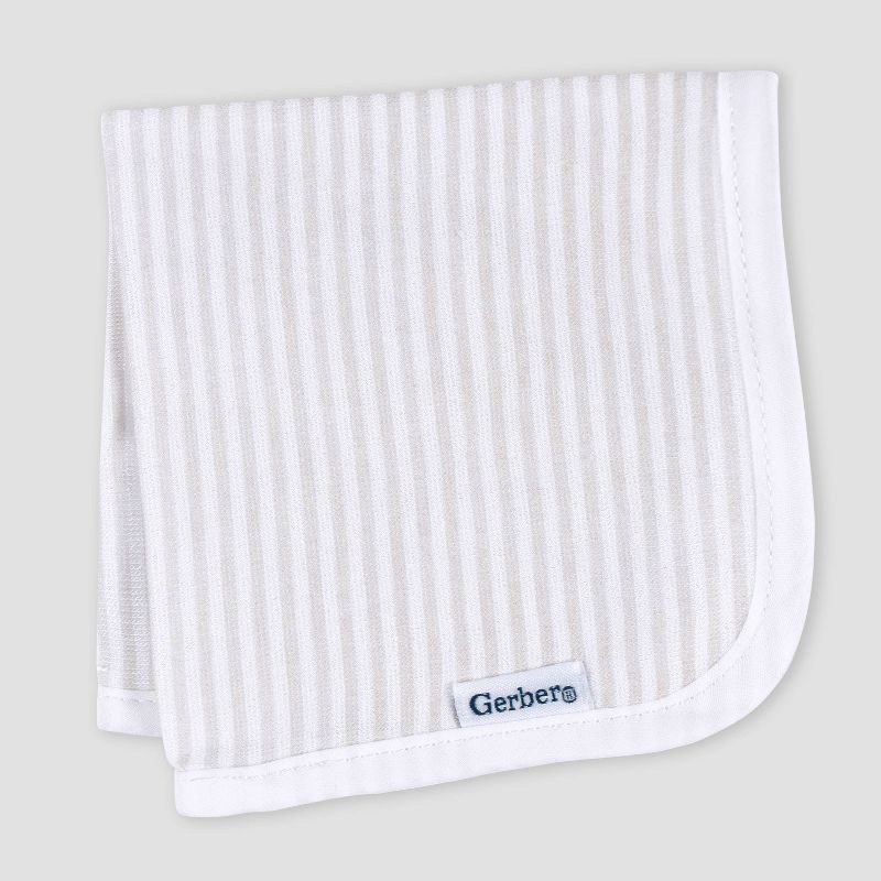 slide 2 of 4, Gerber Baby 10pk Knit Washcloth - White, 10 ct