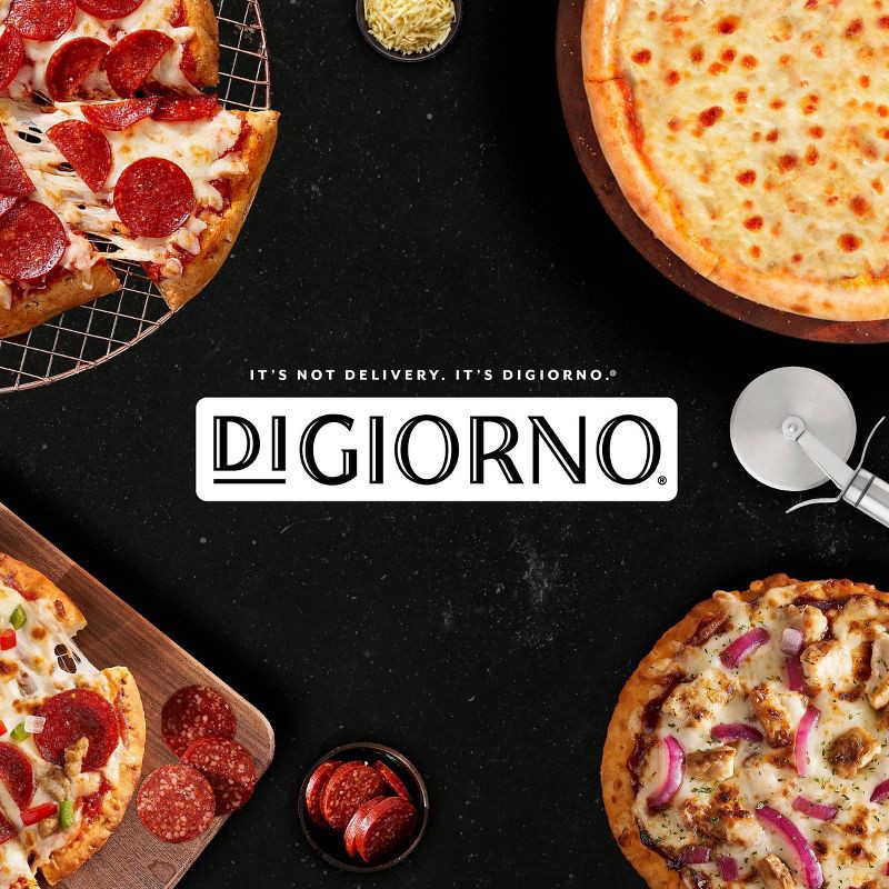 slide 5 of 8, DiGiorno Rising Crust Pepperoni Frozen Pizza - 24.7oz, 24.7 oz