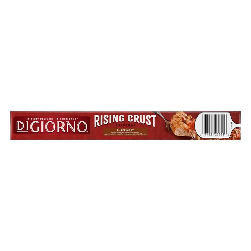 slide 9 of 11, DiGiorno Rising Crust Three Meat Frozen Pizza - 27.1oz, 27.1 oz