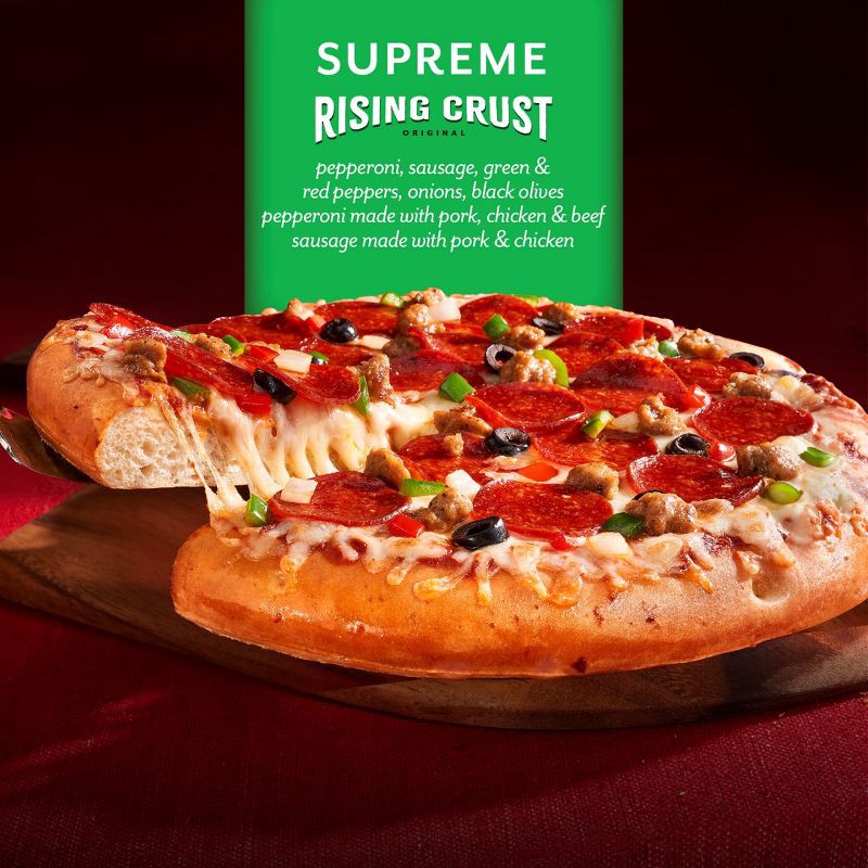 slide 3 of 13, DiGiorno Rising Crust Supreme Frozen Pizza - 29.3oz, 29.3 oz