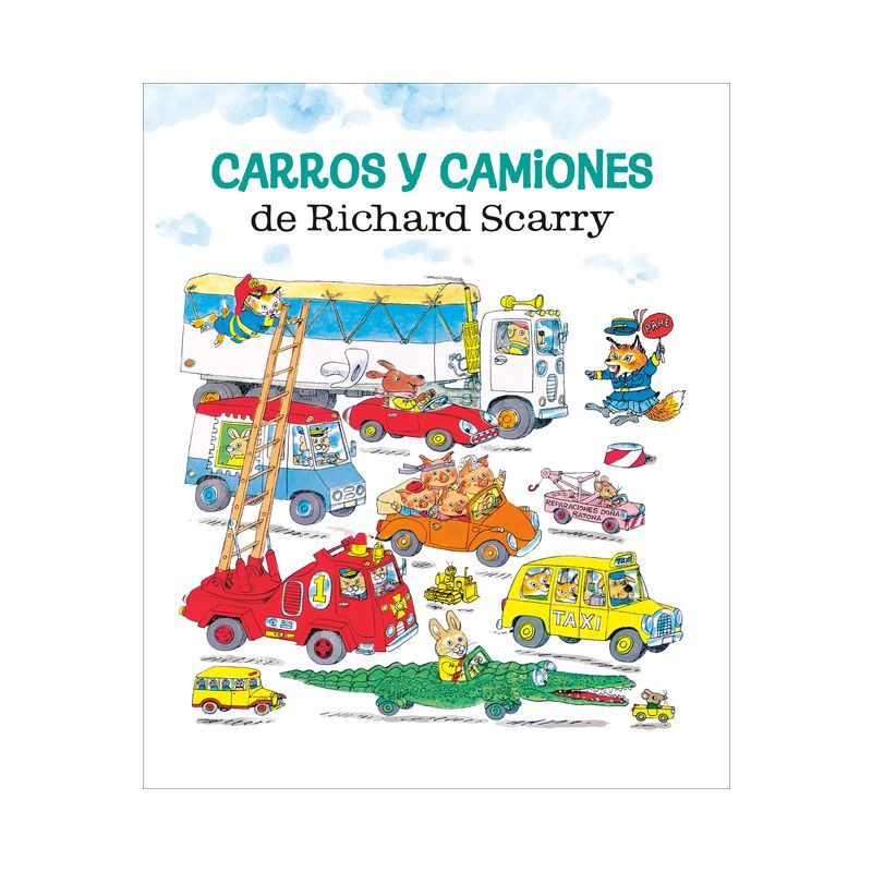 slide 1 of 1, Random House Carros Y Camiones de Richard Scarry (Richard Scarry's Cars and Trucks and Things That Go Spanish Edition) - (Hardcover), 1 ct