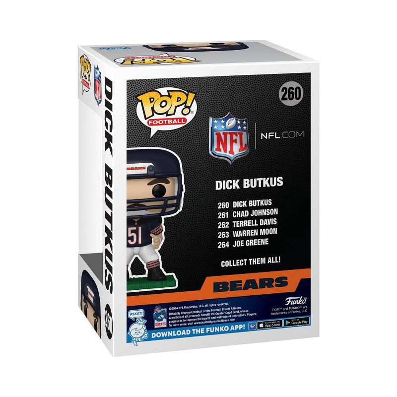 slide 3 of 3, Funko POP! NFL: Chicago Bears - Dick Butkus, 1 ct