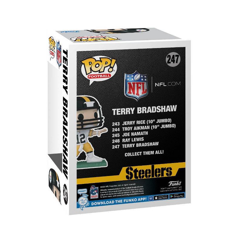 slide 3 of 3, Funko POP! NFL Legends: Pittsburgh Steelers - Terry Bradshaw, 1 ct