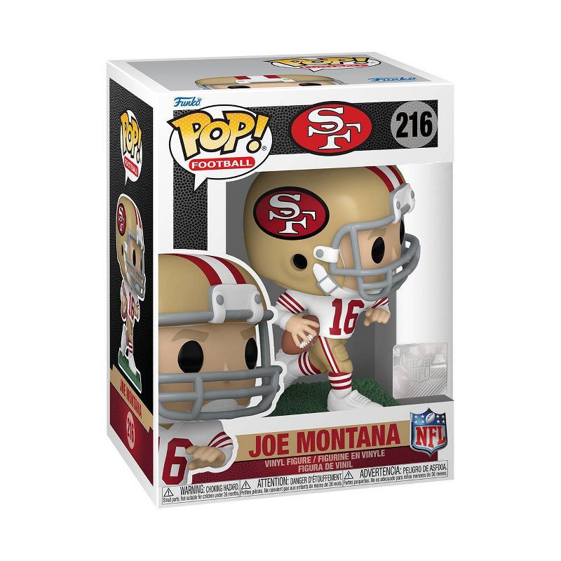 slide 1 of 3, Funko POP! NFL Legends: San Francisco 49ers - Joe Montana(Away), 1 ct