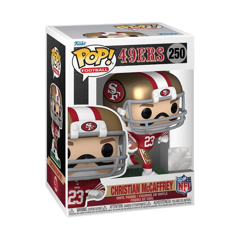 slide 1 of 3, Funko POP! NFL: San Francisco 49ers - Christian McCaffrey, 1 ct