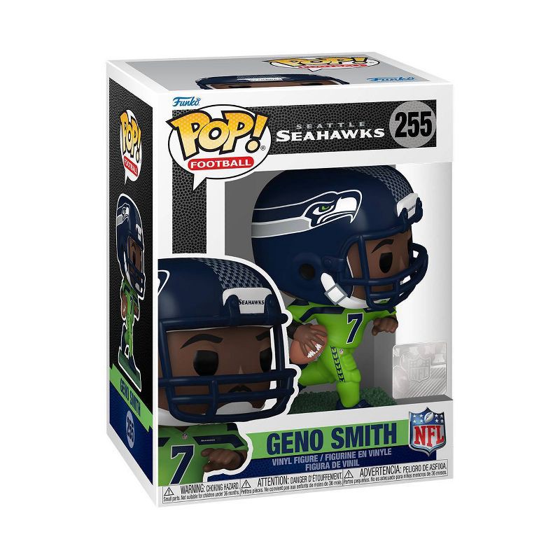 slide 1 of 3, Funko POP! NFL: Seattle Seahawks - Geno Smith, 1 ct