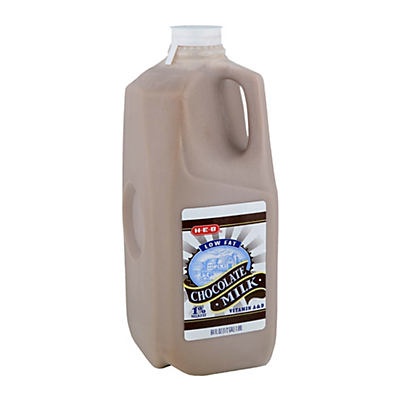 slide 1 of 1, H-E-B Low Fat 1% Milkfat Chocolate Milk, 64 fl oz