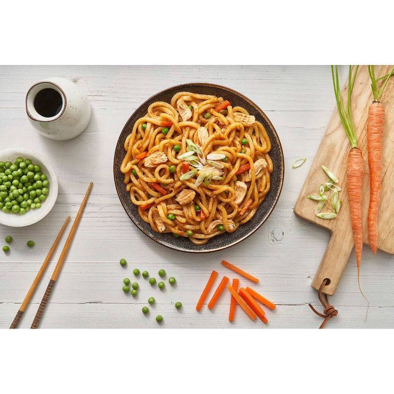 slide 3 of 4, Pulmuone Teriyaki Udon with Chicken Meal - 24.1oz, 24.1 oz