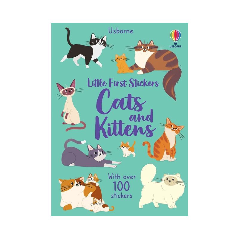 slide 1 of 1, Usborne Books Little First Stickers Cats and Kittens - by Caroline Young (Paperback), 1 ct