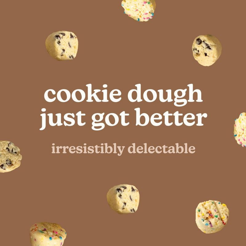 slide 3 of 5, Cookies-n-Milk Party Time Sprinkle Edible Cookie Dough - 6oz/12ct, 6 oz, 12 ct