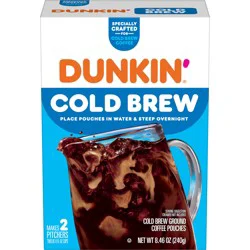Dunkin'' Dunkin’ Cold Brew Ground Coffee Pouches