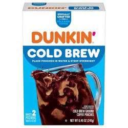 Dunkin'' Dunkin’ Cold Brew Ground Coffee Pouches