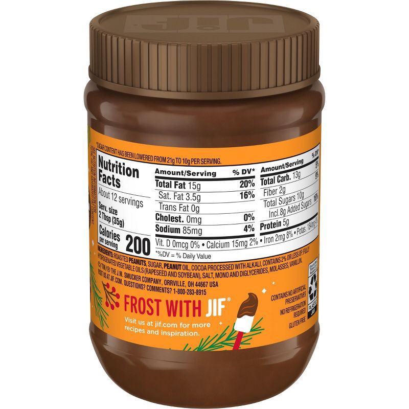 slide 9 of 9, Jif Peanut Butter & Chocolate Flavored Spread - 15oz, 15 oz